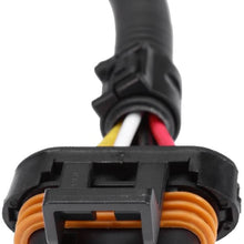 24'' LT1 Oxygen O2 Sensor LS1 LS6 LT4 Header Extension Wire Harness 4 Wire Flat Connector for Camaro Corvette (2Pcs)