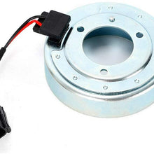 A/C AC Compressor Clutch Repair Kit for Nissan Rogue 2.5L 2008-2013 w/Plate Hub Pulley Bearing Coil
