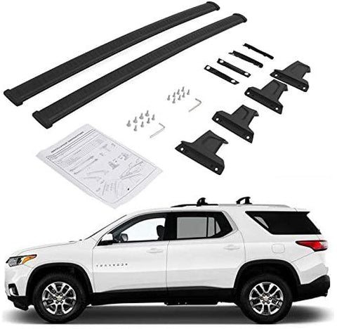 Cross Bar Fit for 2018 2019 2020 2021 Chevy Chevrolet Traverse Crossbar Roof Cargo Rack Luggage
