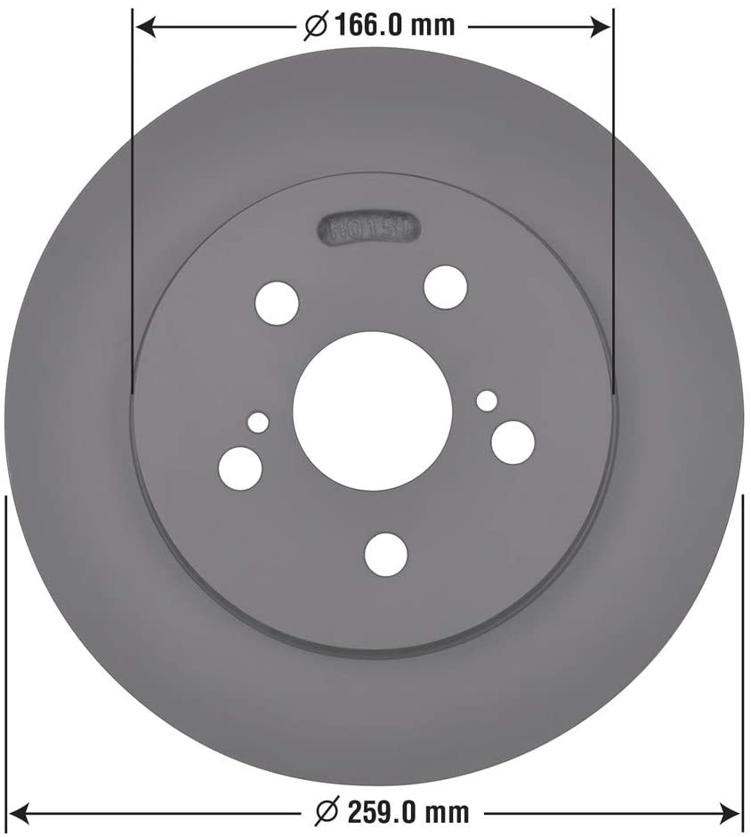 Disc Brake Rotor-Disc Rear OMNIPARTS 13060272