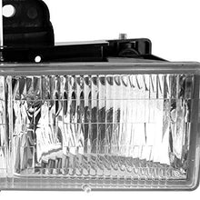 For 94-98 GMT400/480 Chevy GMC C/K Series Pickup Truck Suburban Blazer Tahoe Headlight + Bumper + Corner light