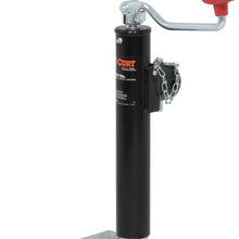 CURT 28350 Weld-On Pipe-Mount Swivel Trailer Jack, 5,000 lbs. 10-3/4 Inches Vertical Travel