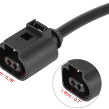 X AUTOHAUX 2pcs 7P0907637C Rear Brake Pad Electronic Wear Sensor Replacement Brake Pad Wear Indicators for Audi VW