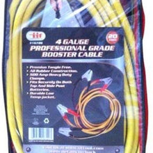 4 Gauge X 20 Feet Heavy Duty Jumpstart Booster Cables