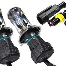 iJDMTOY (2) 9005/9006 To Bi-Xenon Solenoid Magnetic Hi/Lo Adapter Wires Compatible With Mini Xenon or LED Headlamp Projector Lens Retrofit