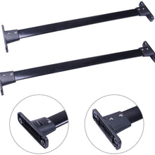 AUTOMUTO Cross Bars fit for Nissan Pathfinder 2005 2006 2007 2008 2009 2010 2011 2012 Aluminum Black Kayak Roof Rack Roof Top Bar Luggage Carrier