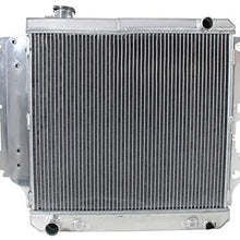 Spec-D Tuning 3 Core/Row Light Aluminum Performance Cooling Race Radiator for 1987-2006 Jeep Wrangler Tj/Yj