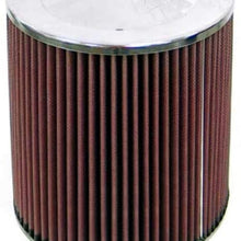 K&N Universal Clamp-On Air Filter: High Performance, Premium, Washable, Replacement Engine Filter: Flange Diameter: 6 In, Filter Height: 8 In, Flange Length: 1 In, Shape: Round Tapered, RF-1017