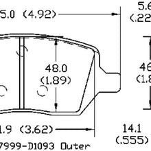 V-Trust Top Quality Ceramic Brake Pads-VTCRD1093-[REAR Wheel]