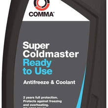 COMMA Scc1L 1L Super Coldmaster Ready to Use Antifreeze and Coolant Blue