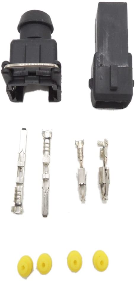 5 set EV1 Fuel Injector Plug nozzle Car Waterproof 2 Pin way Electrical Wire Connector Plug automobile Connectors for cars
