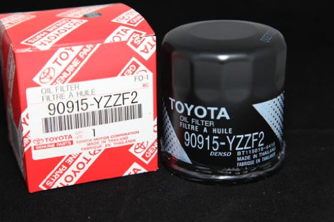 Toyota Genuine Parts 90915-YZZF2 filtro de aceite 1 caja (cantidad 10)