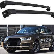 HEKA for Audi Q3 2012-2017 Cross Bar Crossbar Roof Rail Rack Luggage (Black)