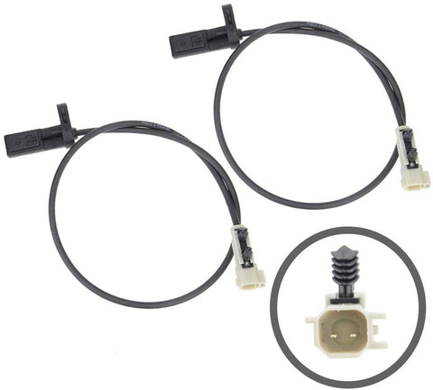 Set of 2 Rear ABS Wheel Speed Sensors for Jeep Grand Cherokee 2005-2010 Commander 2006-2010