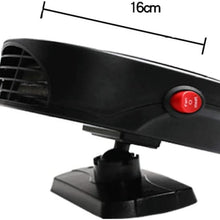 JXHD 12V/24V Car Heater/Windshield Snow Defogger Defroster for Winter Cars,Black,Black-24V