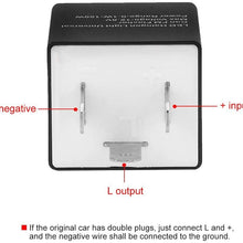 LED Flasher Relay, 12V 24V 3-PIN Adjustable LED Flasher Relay Turn Signal Light Blinker for Automotive Motorcycle
