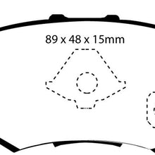 EBC Brakes DP21193 Greenstuff 2000 Series Sport Brake Pad