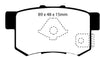 EBC Brakes DP21193 Greenstuff 2000 Series Sport Brake Pad