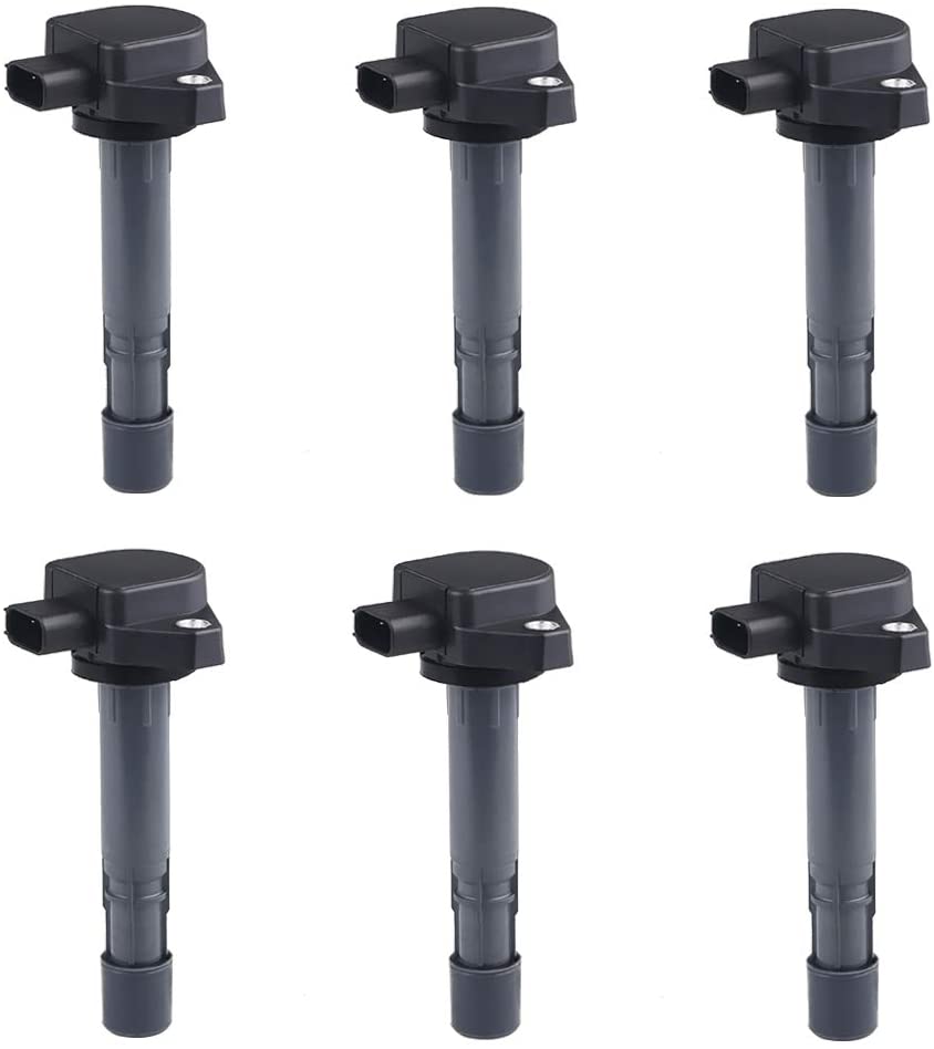 JDMON Compatible with Ignition Coils Honda Acura Saturn Pilot Ridgeline MDX Vue3.5L 3.7L V6 2001-2009 Replacement for UF400 UF512 UF307 C1460 Pack of 6