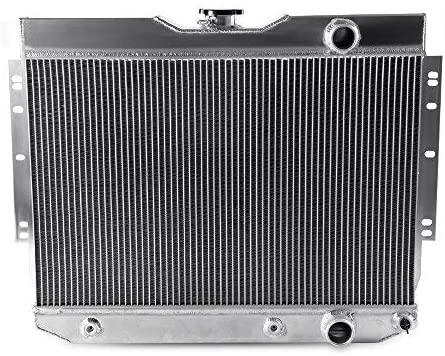 New Racing Aluminum Radiator Replacement For CHEVY IMPALA 1959-1963 / For BELAIR PRO 1960-1965 Silver