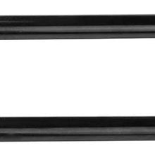 cciyu 2PCS Adjustable Black Front Lip Rod Bumper Lip Splitter Tie Rod Bars 3.94-9 Inch
