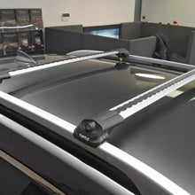 Aluminum Rack System Fits Nissan NV200 Roof Rails + Cross Bars 2 Rack 2013++ (Silver)