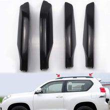 ITrims Car Accessories Roof Rack Rail End Luggage Protector Cover Shell Cap 4PCS for Toyota Prado J150 for Lexus GX 460 GX460 2010-2018 (Black)