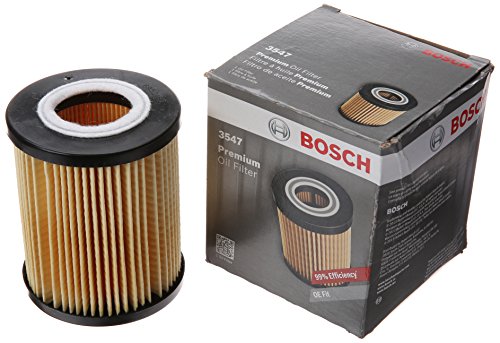 Bosch 3547 Premium FILTECH Oil Filter for Select BMW 320i, 323Ci, 323is, 330i, 330xi, 525i, 528i, 530i, X3, X5, Z3, Z4 Ford GT