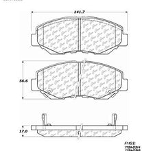 Centric (105.09140) Posi Quiet Brake Pad, Ceramic