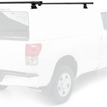 Vantech Universal Pickup Topper J1000 Ladder roof Rack w/ 55" Bars Black
