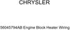 Genuine Chrysler 56045794AB Engine Block Heater Wiring