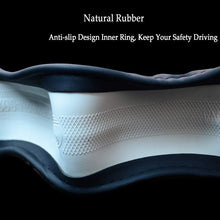 Alusbell Microfiber Leather Steering Wheel Cover for Men Women Anti-Slip Auto Car Steering Wheel Cover Universal 15 Inches Black