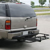 FOLCONROAD Hitch Mounted Folding Cargo Carrier Black