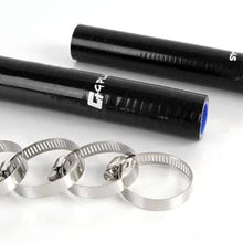 Silicone Coolant Radiator Hose Kit Clamps For Honda TRX450R TRX450 2004 2005 Black 2pcs