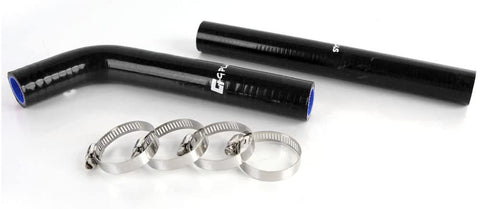 Silicone Coolant Radiator Hose Kit Clamps For Honda TRX450R TRX450 2004 2005 Black 2pcs