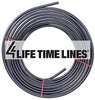 4LIFETIMELINES PVF-Coated Steel Brake, Fuel, Transmission Line Tubing Coil, 3/8 x 25 ft