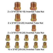 Muhize Upgraded Brake Line Tubing Kit - 25 Ft. of 3/16 Flexible Tube, Roll 25 ft 3/16" (Includes 16 Fittings)