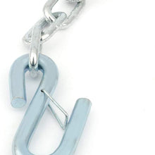 SCITOO Silver Trailer Safety Chain with S Hooks 1/4 X 48 inch