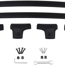 Snailfly Fit for 2020 2021 Toyota Highlander XLE & Limited & Platinum & Cross Bars Roof Racks Black Luggage Racks (Models with Side Rail)