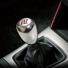 iJDMTOY Silver Chrome 5-Speed Manual Shift Knob Compatible With Honda Acura Mazda Mitsubishi Nissan Subaru, etc