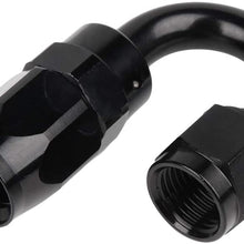 ANPART AN6 20Ft Braided Fuel Line Hose Stainless steel braided fuel gas pipe hose and AN6 10 pcs Swivel Hose End Fittings