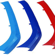 for 1 Serie E81 E82 E87 E88 2004-2011 M Colour Front Grille Grill Cover Insert Trim Clips (12 Grilles Sharp Angle)