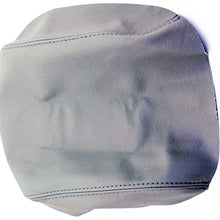 QKPARTS Fits 09-13 HONDA PILOT GRAY REAL LEATHER CENTER CONSOLE LID ARMREST COVER