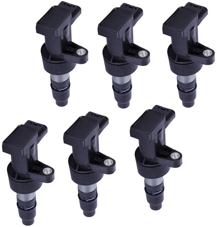 Motorhot 6 Ignition Coils Compatible with 2002-2008 Jaguar S-Type X-Type 2.5L 3.0L V6 Compatible with UF-435 UF435 C1402