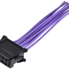 Suuonee Blower Resistor Connector, ABS Blower Resistor Connector Wiring Harness for Renault Megane 02-16 7701209803 7701060001