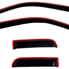 Auto Ventshade 194738 In-Channel Ventvisor Side Window Deflector, 4-Piece Set for 2004-2014 Ford F-150 SuperCab