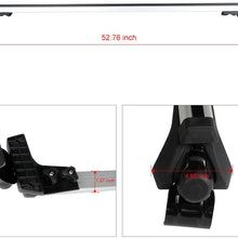 SCITOO Roof Rack fit for Toyota Camry 2012-2018,for Toyota Corolla 1990-2018,for Volkswagen CC 2009-2017,for Volkswagen e-Golf 2015-2017 Cargo Carrier Kayak Rooftop Luggage Crossbar - Max Load 150LBS