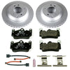 Power Stop ESK5312 Rear Euro-Stop Brake Kit Porsche Audi Volkswagen