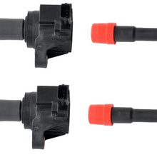 DRIVESTAR UF374 set of 4 Front Ignition Coils Pack for 2003 2004 2005 2006 2007 2008 2009 2010 2011 Honda Civic Hybird 1.3L L4