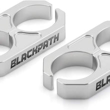 Black Path - Universal Coilover Reservoir Bracket Shock Reservoir Mount Brackets (Black) Billet T6 Aluminum